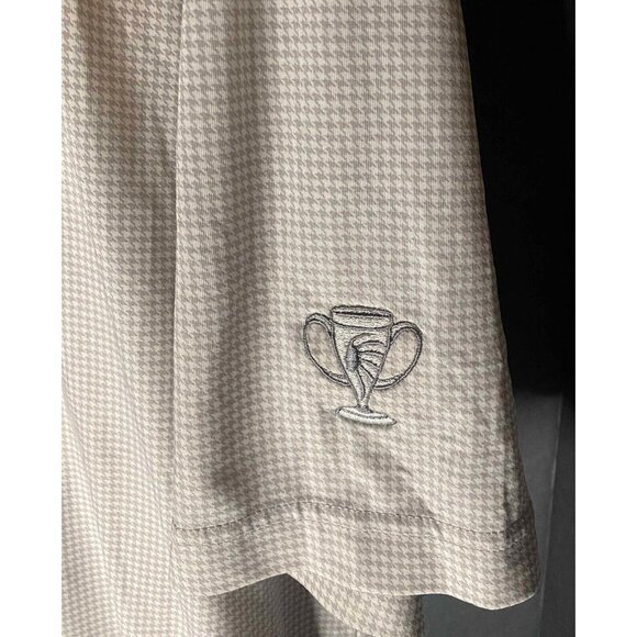 FootJoy Polo Mens M Gray Performance Golf Gingham Plaid Shirt - Picture 4 of 7
